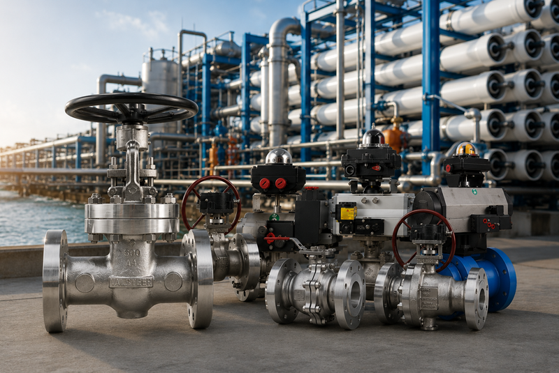 Duplex Steel Gate & Ball Valves for SWRO Desalination: Complete Selection Guide for Saudi Arabia, UAE & India Projects